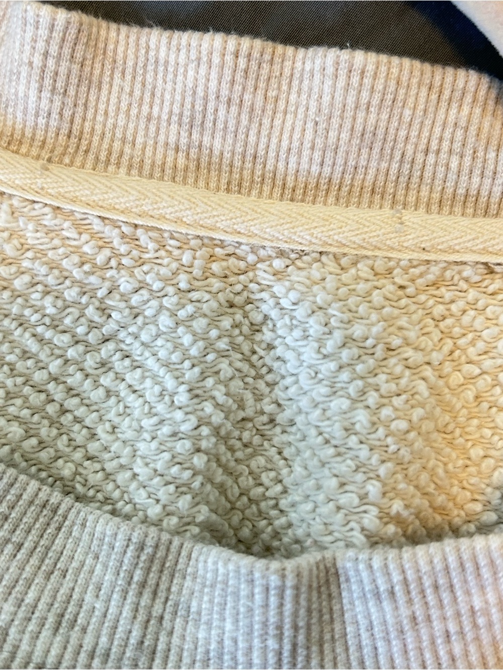 Jenni Kayne Heather Oatmeal Cream Crewneck Saturday Sweatshirt Medium - Picture 6 of 9